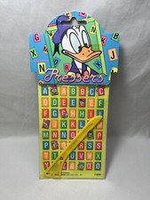 Vintage Disney Donald Duck Rub down Transfer Pressers Holland 1985 - SEALED