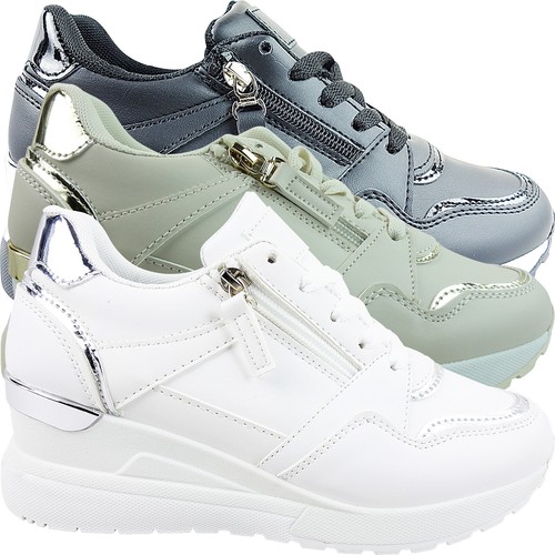 Womens low mid wedge hidden - mid,