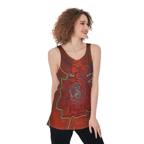 Dreaming rose women tank top - dreaming,