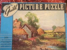 Vtg Antique Puzzle GUILD