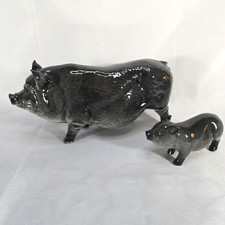 Royal Doulton Black Pig