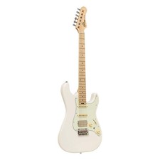 Crafter Charlote SM OW Electric Guitar – HSS Pickup Configuration, Maple Fingerb