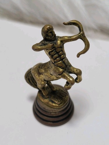 Vintage miniature bronze greek - vintage,