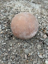 Vintage Terracino Frost Resistant Large Terracotta Ball/Garden Sphere/Bollard
