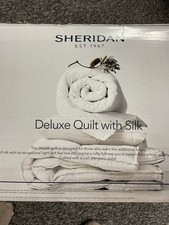 Sheridan 10.5 tog king size deluxe quilt with silk