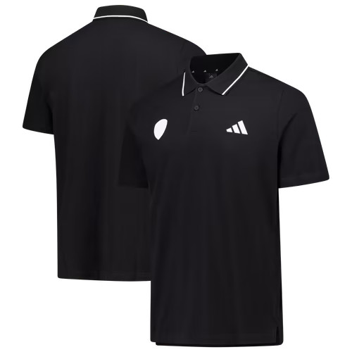 Leeds united adidas pique polo - pique,
