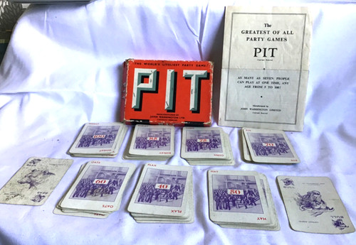 Vintage pit card - by, john