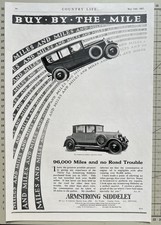 Armstrong Siddeley Cars - 1927
