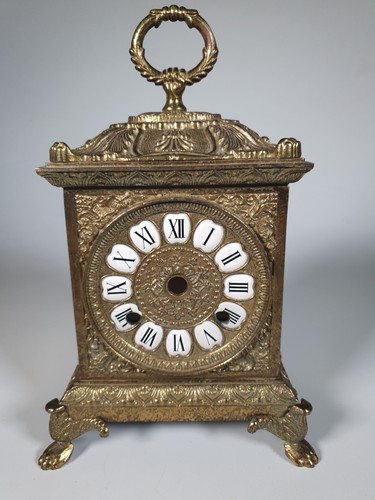 Heavy ornate brass toned - heavy,