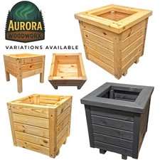 Large Wooden Garden Planter -