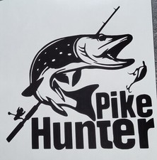 1x Pike Hunter Fishing Vinyl