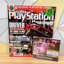Playstation Official Magazine April 1999 Issue #44 Driver with Playable Demo CD