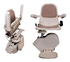 ACORN/BROOKS LATEST SLIM STAIRLIFT INSTALLED, 1YR GUAR: MOBILITY EQUIPMENT