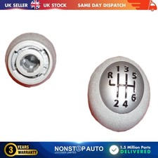 Gear Knob Shift Stick 6 speed Grey  For RENAULT Megane Scenic Laguna Espace 