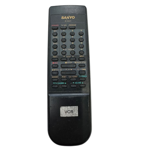 Sanyo 9421 vcr - ir-9421, remote