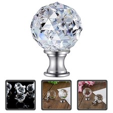 Lampshade Decorative Crystal Holder Bed Post Finials Knobs