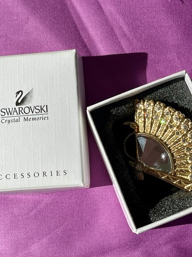 Vintage signed swarovski swan - vintage,