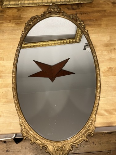 Vintage mid century brass - mid-century, oval