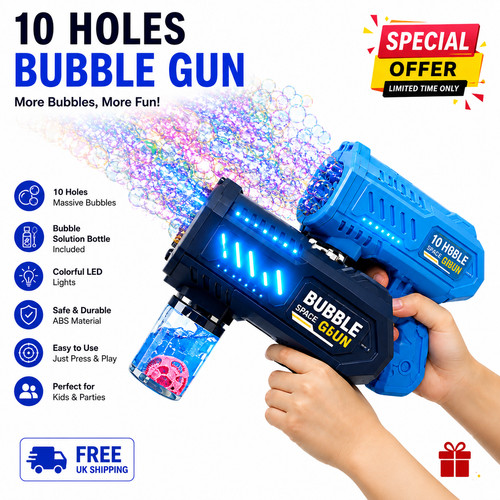 Automatic electric bubble gun - automatic,