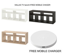 IKEA KALLAX TV Bench With Compartments Home Storage Organizer Unit+ Free Charger
