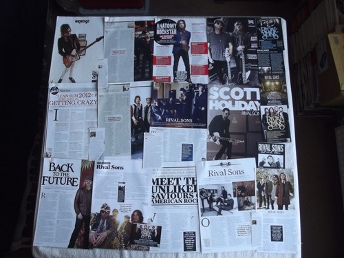 Rival sons magazine cuttings - rival,