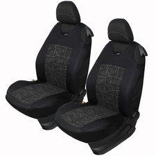 2 Black Front Car Seat Covers for Mazda 2 3 5 6 CX3 CX5 CX7 MX30 Bongo