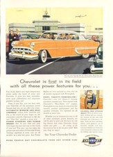 Chevrolet Bel Air first with