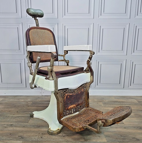 Antique triumph barbers chair - triumph,