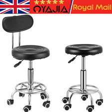 New Backrest Salon Stool Barber Tattoo Manicure Beauty Spa Lift Swivel Chair