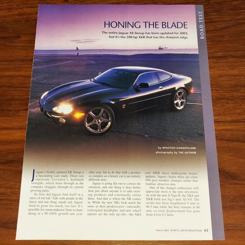 Jaguar xkr magazine article - xkr,