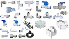 1/4" Push Quick Fit Connector Water Filter Reverse Osmosis RO HMA Fridge Freezer