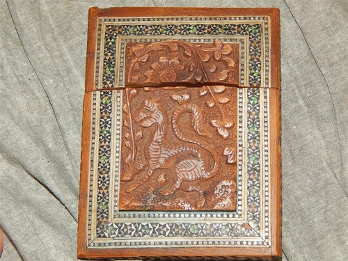 Antique chinese carved wood - antique,
