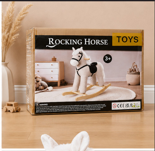 Wooden rocking horse - wooden,