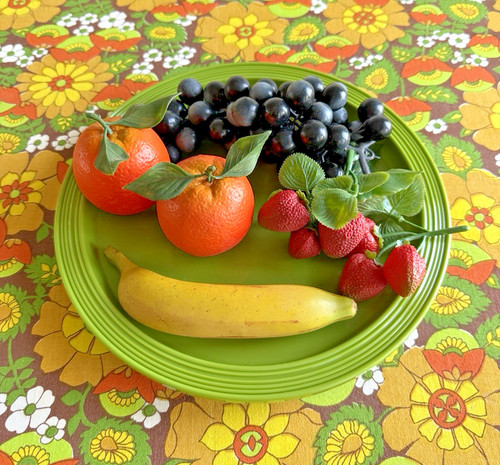Vintage plastic fruit - vintage,