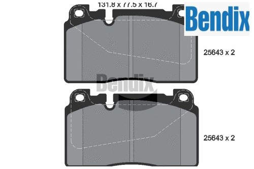 Front brake pads set - front,