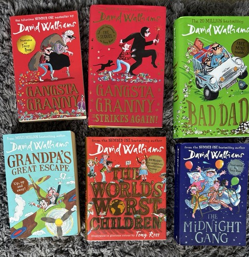 David walliams book bundle - walliams, x6