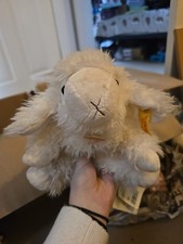 Steiff knopf white - white/ivory, sheep