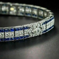 Princess Cut Lab Created Blue