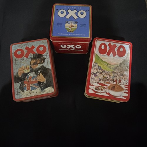 Set vintage oxo - oxo, tins