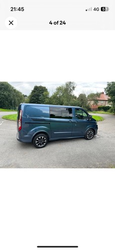 Transit custom crew cab slide - transit,