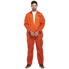 Mens Prisoner Costume Overall