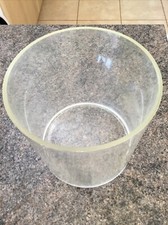 Acrylic 15cm Clear Durable Cylinder Vase Lightweight Plastic Designer Container 