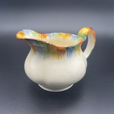 Grindley Chameleon Jug Vintage Art Deco 1930s Hand painted Ceramic Rainbow