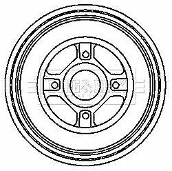 Brake drum fits nissan - brake,