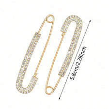 2/4pc Rhinestone Brooch