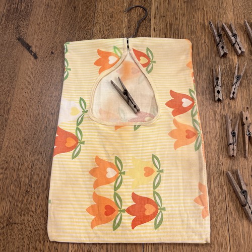 Vintage floral hanging clothes - floral,
