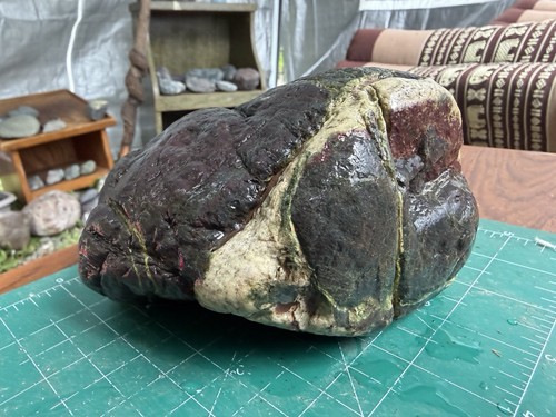 Heavy greenstone red - “heavy,
