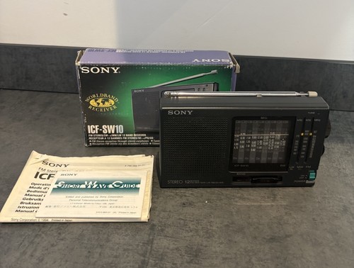 Sony icf sw10 band portable - sony, 12