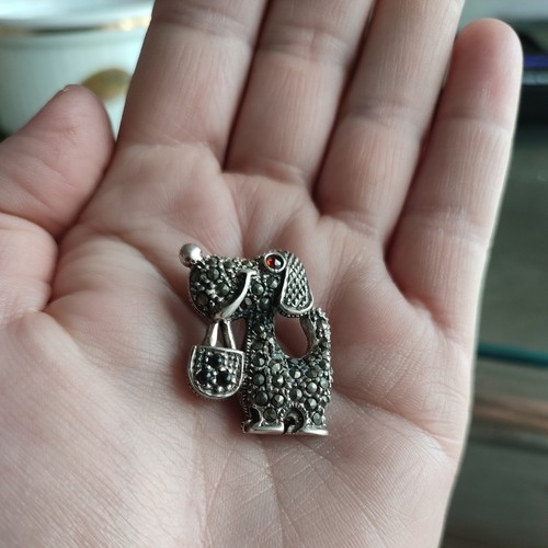 Sterling silver marcasite - silver,,