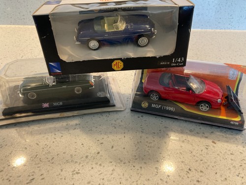 1967 mgb blue new - ray, 1:43